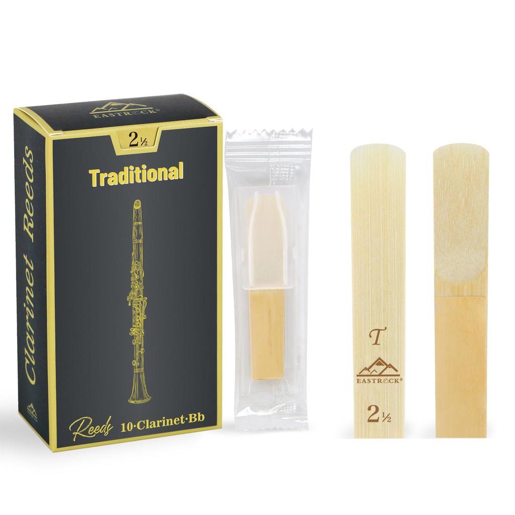 EASTROCK Bb Clarinet Reeds 2.5 10 Pack