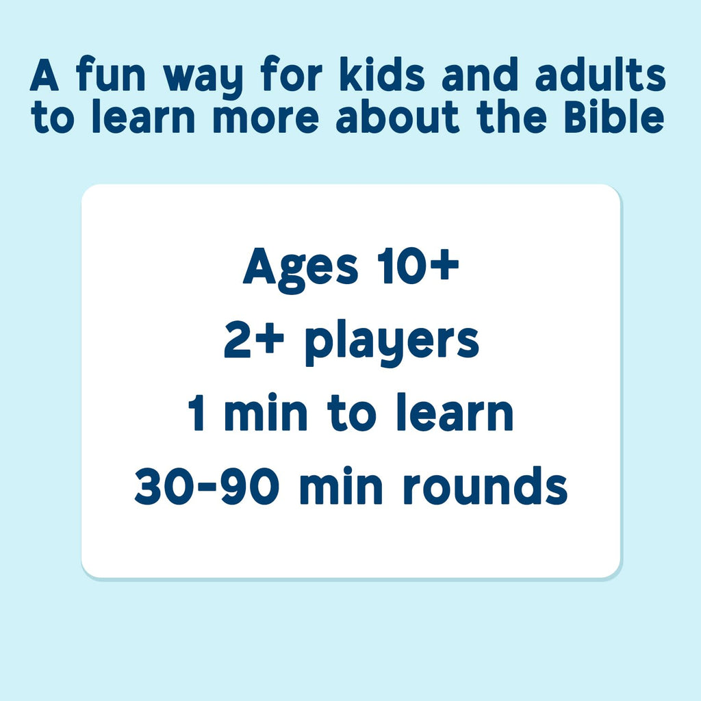 Bible Trivia Card Game – 300 Cards &amp; 500+ Questions | Christian Educational Game for Ages 10+