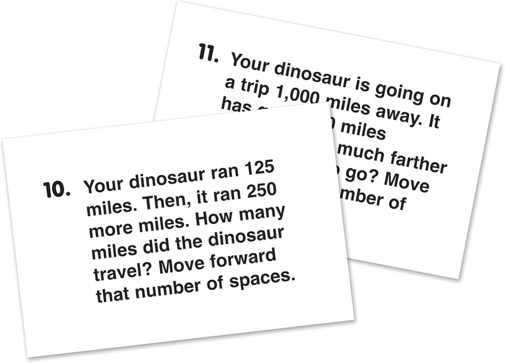 Learning Resources Dino Math Tracks Game