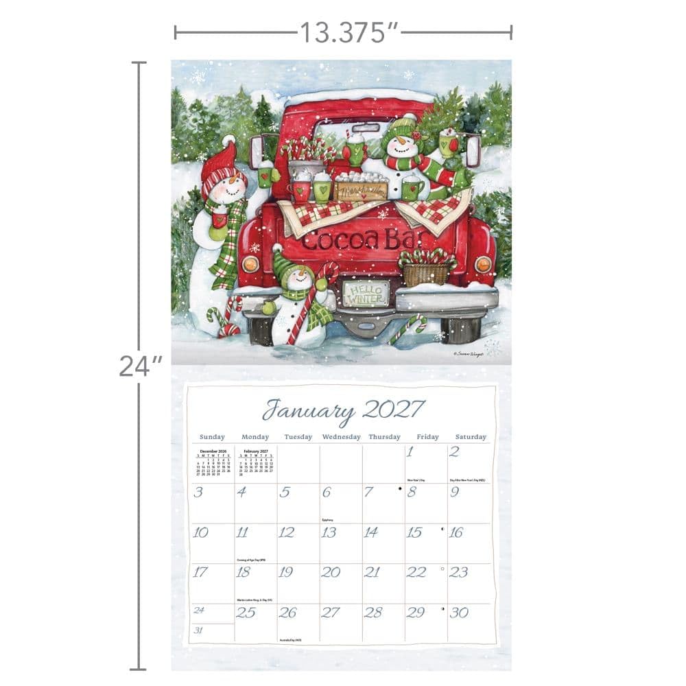 Truckin Along Special Edition 2027 Wall Calendar by Susan Winget