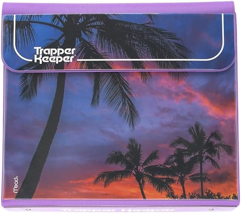 Trapper Keeper Binder - Palm Trees Design