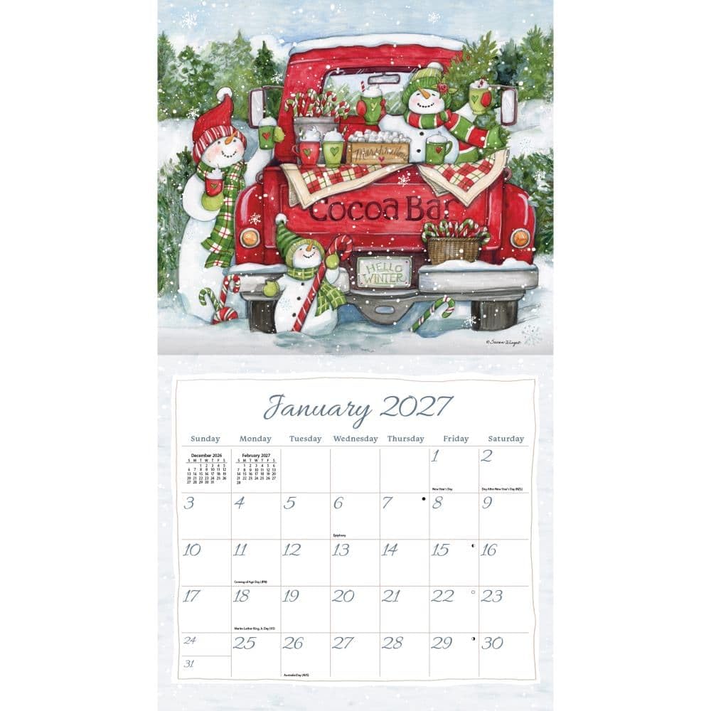 Truckin Along Special Edition 2027 Wall Calendar by Susan Winget