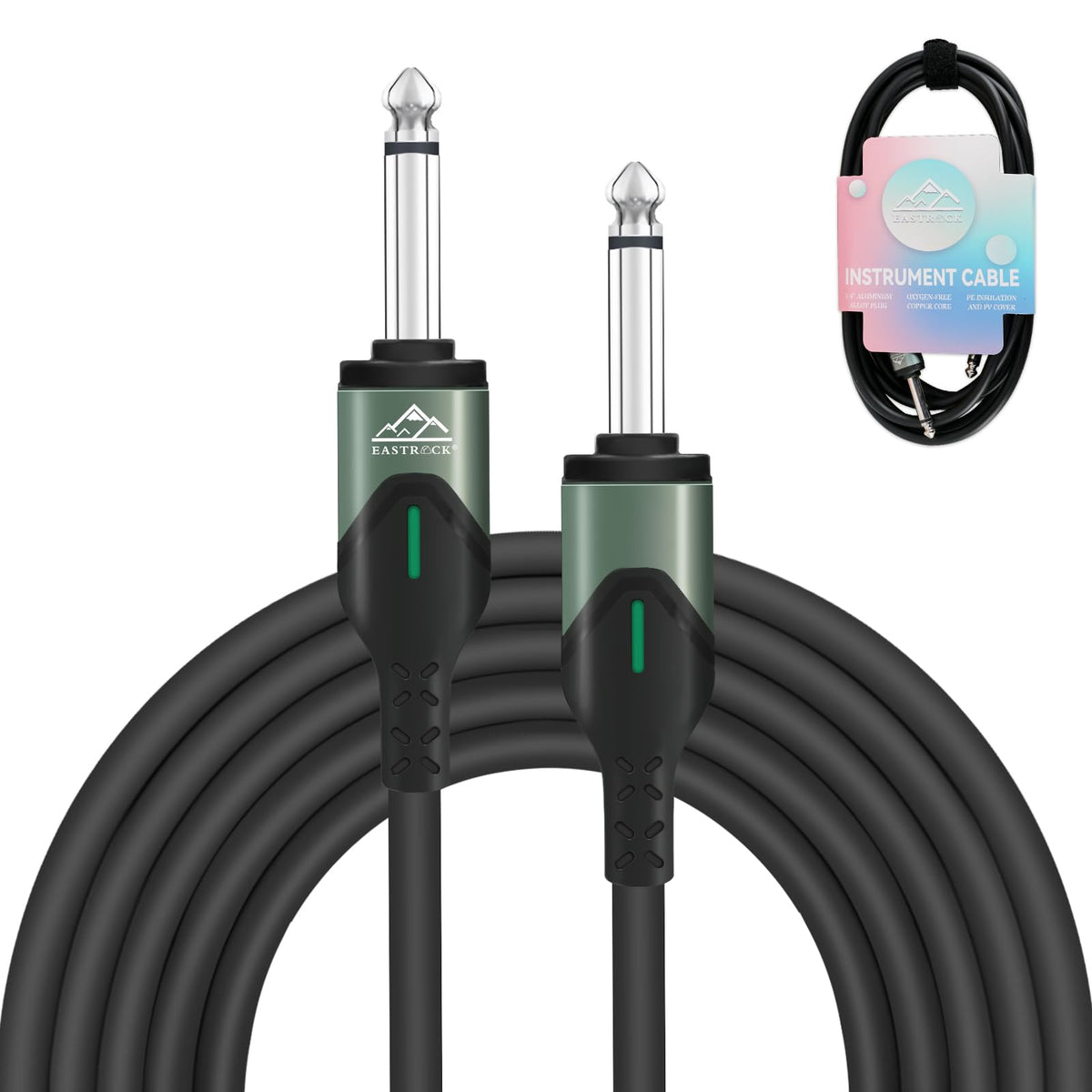 EASTROCK Professional Guitar Cable 10 Feet,Black