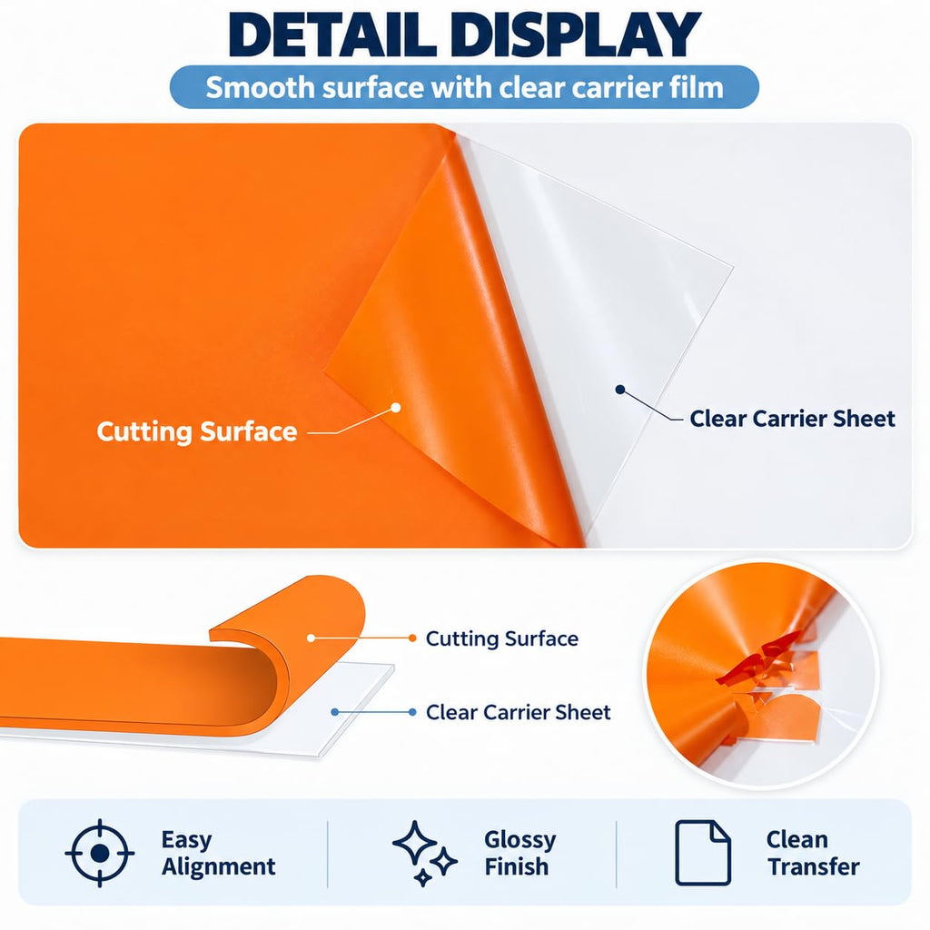 Smart Iron-On Heat Transfer Vinyl – 30 Sheets – 5.5" x 12" – Cutting Machine Compatible