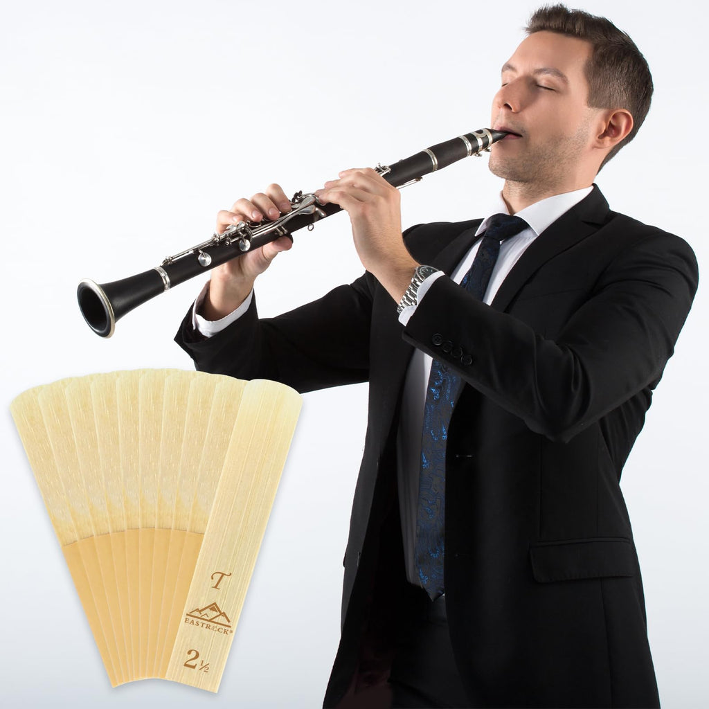 EASTROCK Bb Clarinet Reeds 2.5 10 Pack