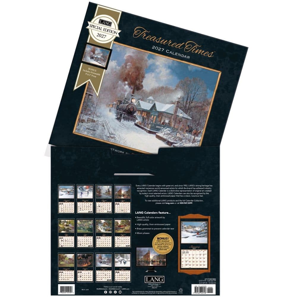 Treasured Times Special Edition 2027 Wall Calendar