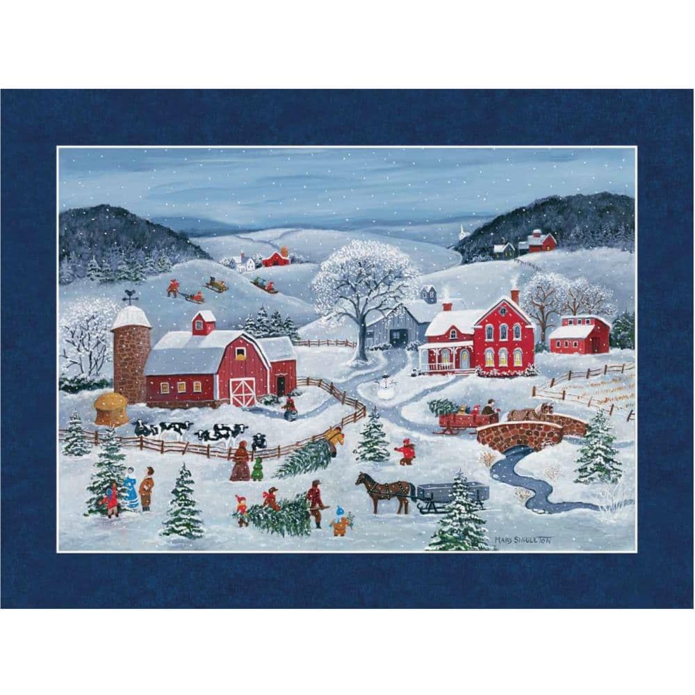 Lang Folk Art Special Edition 2027 Wall Calendar by Mary Singleton