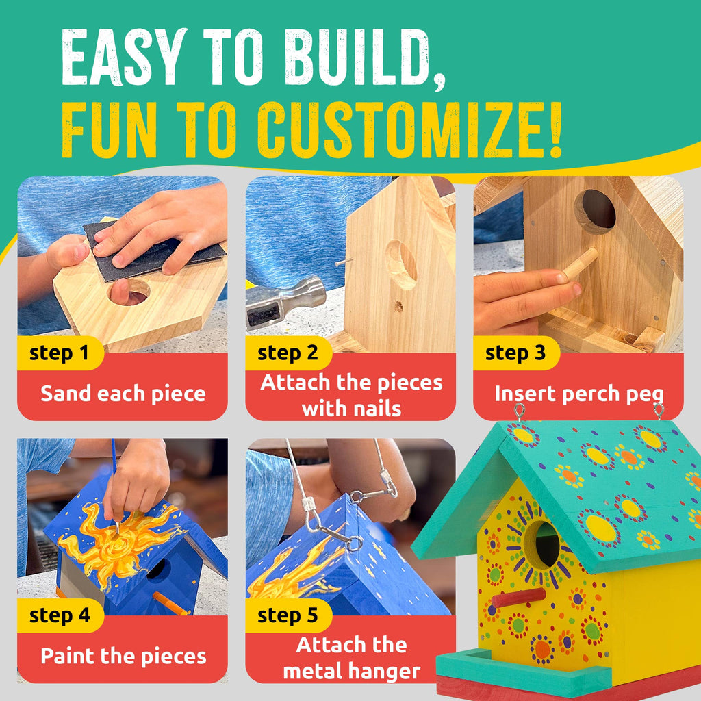 Jr. Birdhouse Woodworking Kit