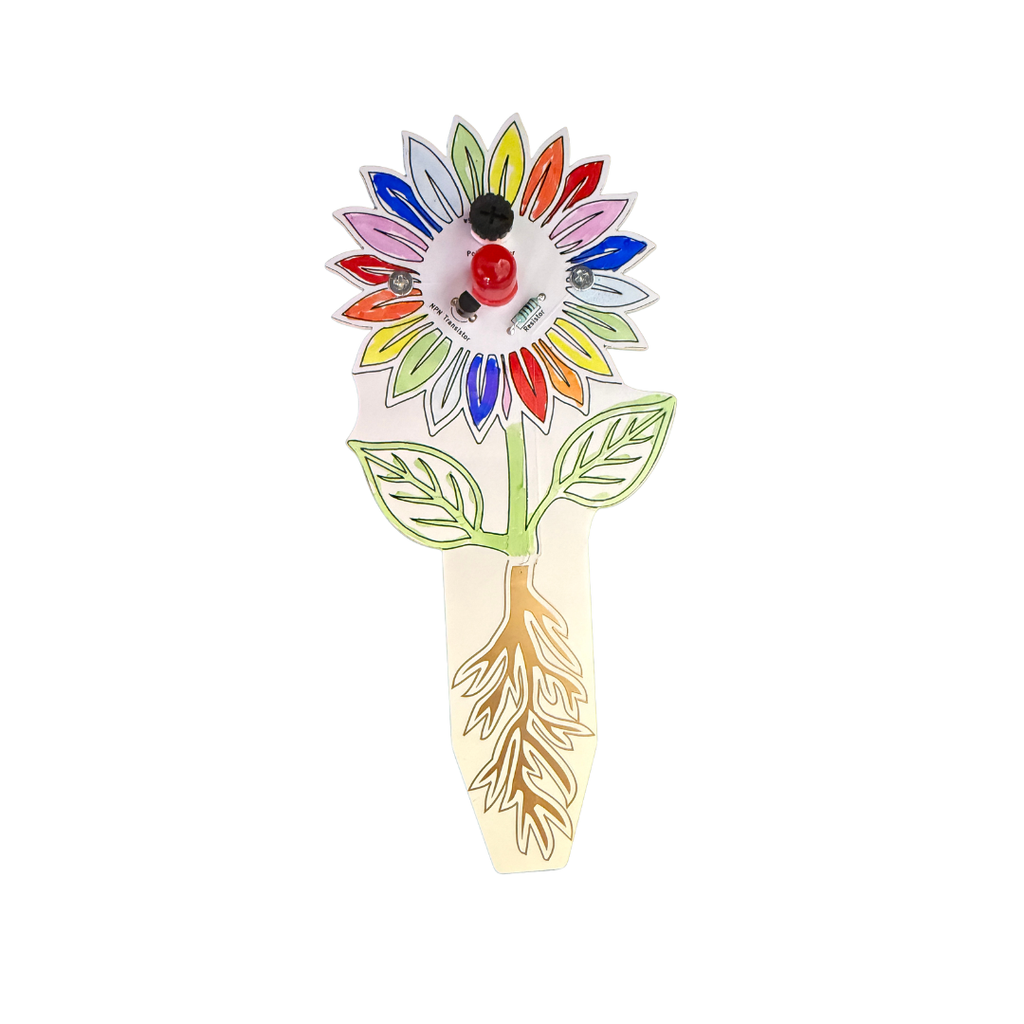Soil Moisture Sensor Kit for Beginners – Light-Up Plant Water Indicator