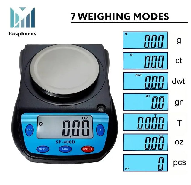 Ounce Carat And Gram Scale 0.01g Accuracy Electronic Scale Science Digital Scale Lab Balance LCD