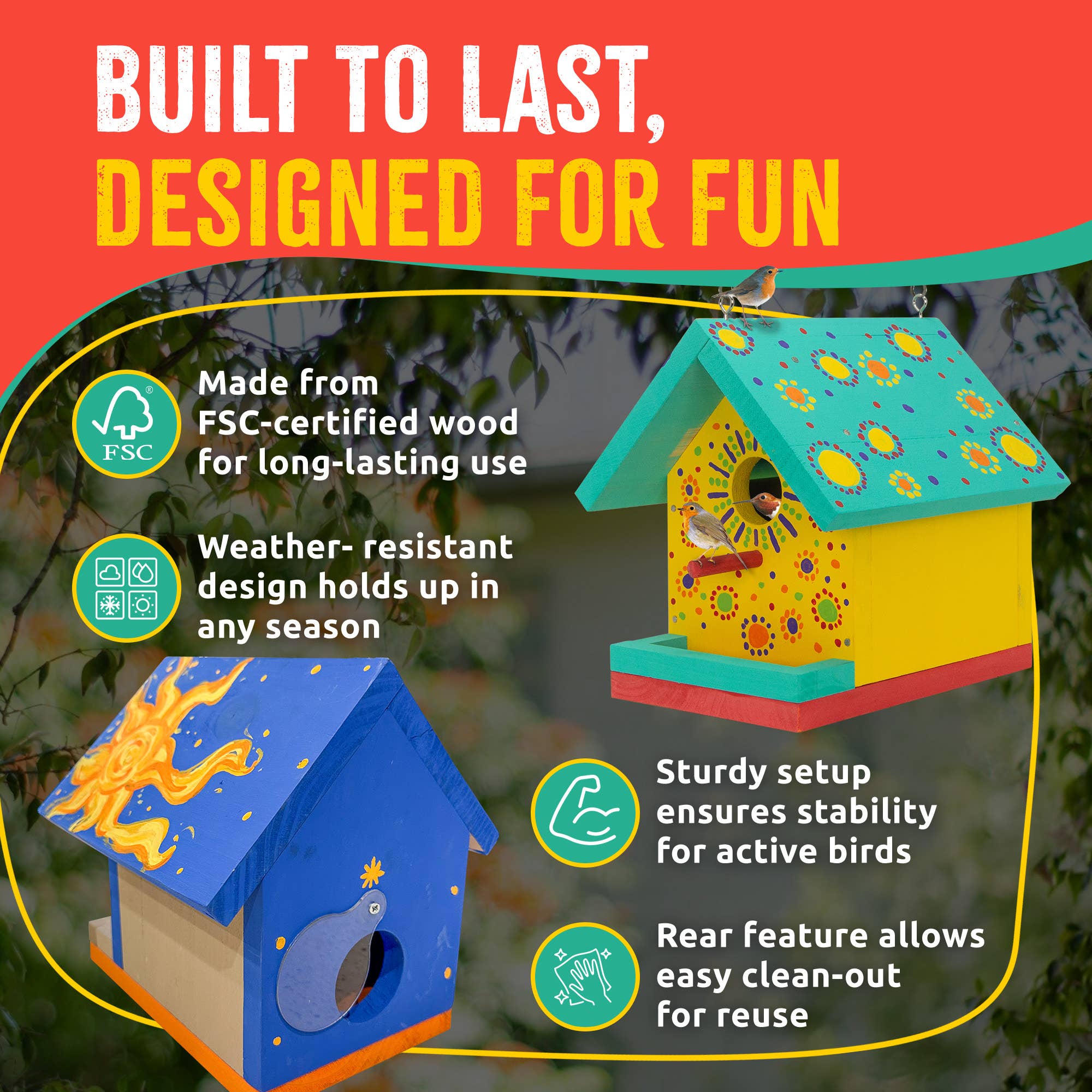 Jr. Birdhouse Woodworking Kit