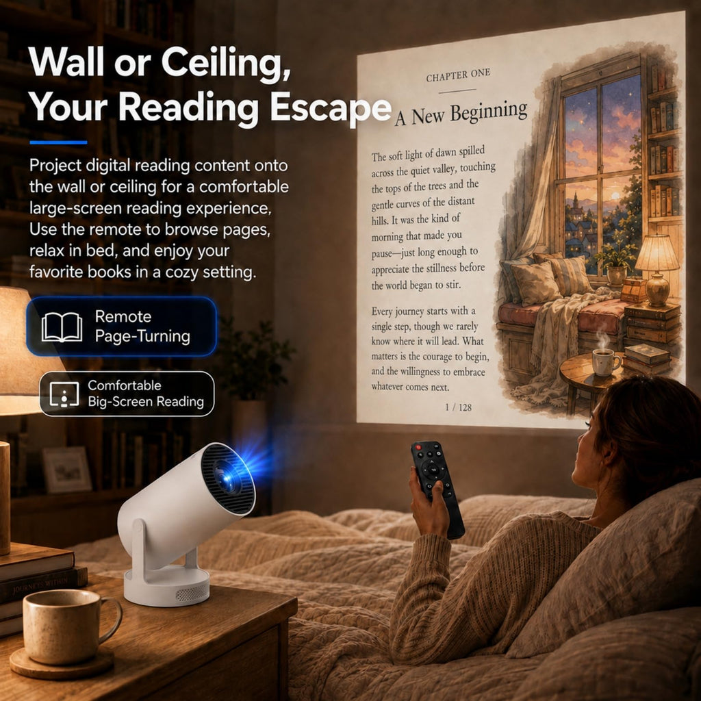 Book Glow Projector, Book Glow Projector for Wall Display Reading
