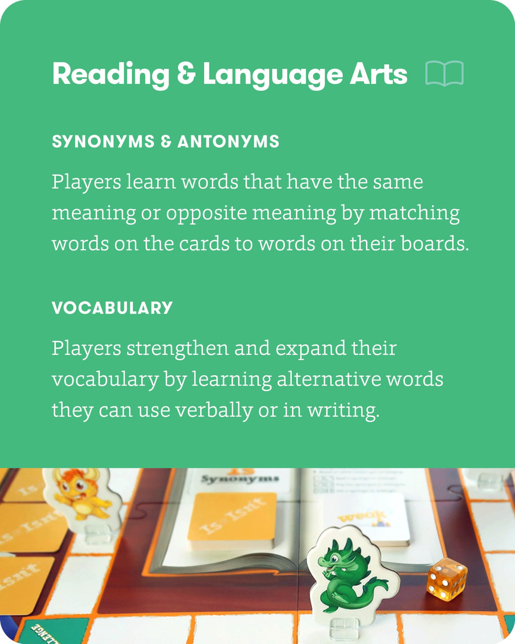 Is or Isn’t - Expand Vocabulary Skills by Identifying Synonyms and Antonyms - an Engaging and Educational Bingo Game for Kids - for 2 to 5 Players, Ages 6 & Up