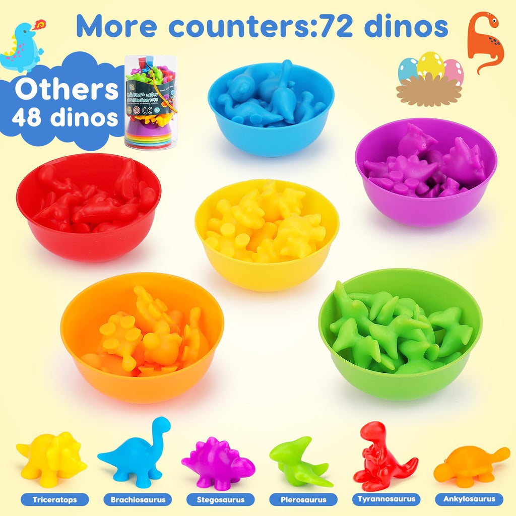 Counting Dinosaurs Montessori