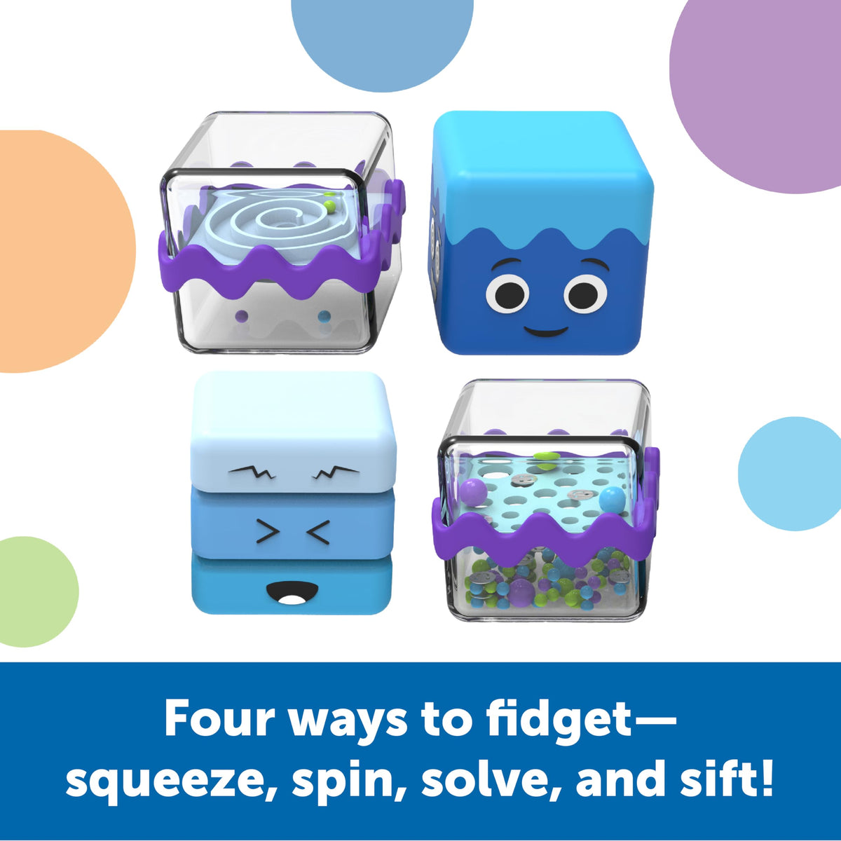 Learning Resources Cool Down Cubes Sensory Fidget