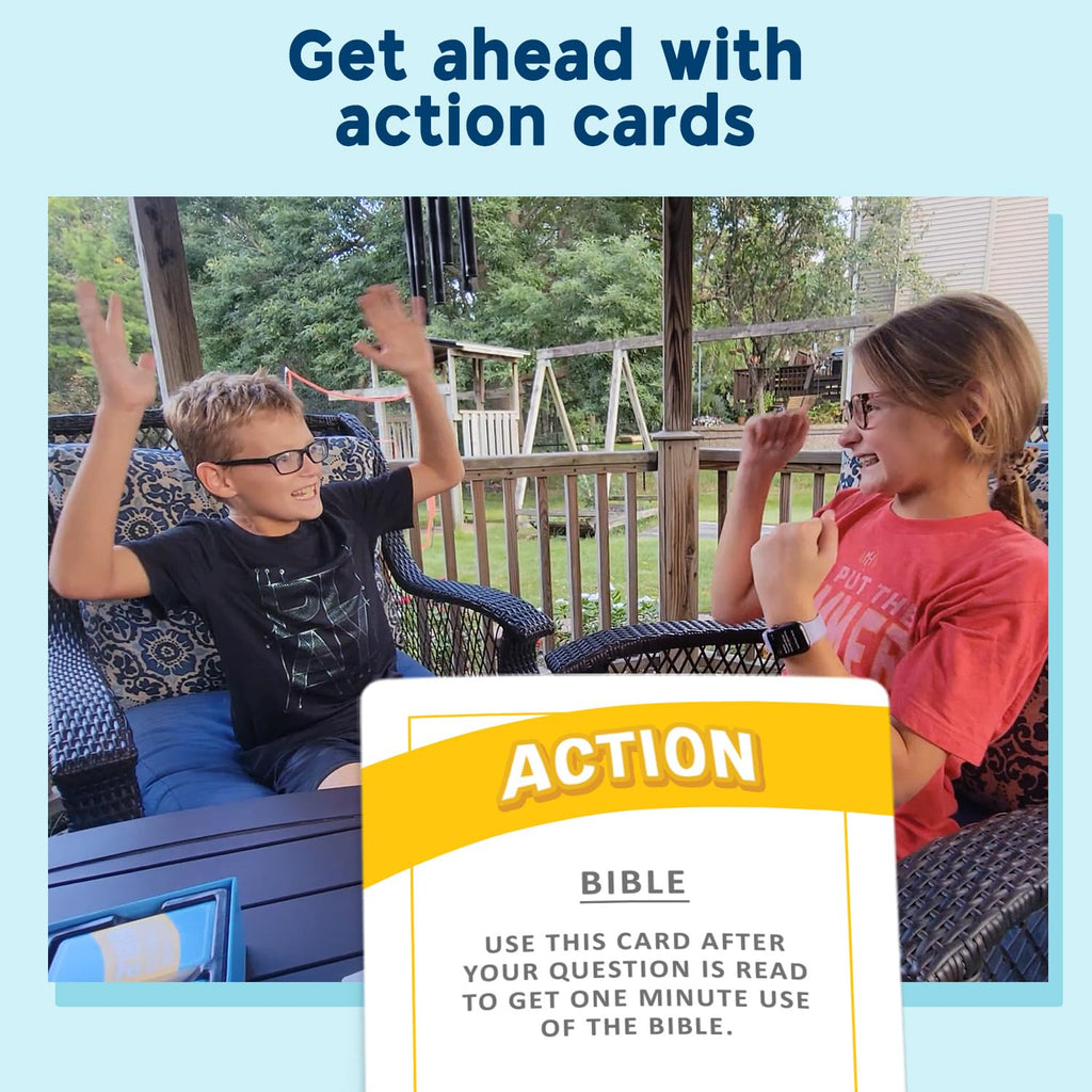 Bible Trivia Card Game – 300 Cards &amp; 500+ Questions | Christian Educational Game for Ages 10+