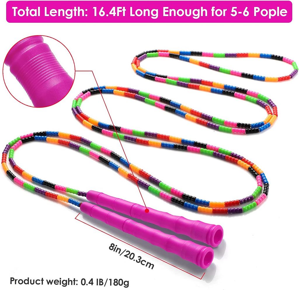 Double Dutch Jump Rope Set For PE 16.4 Ft