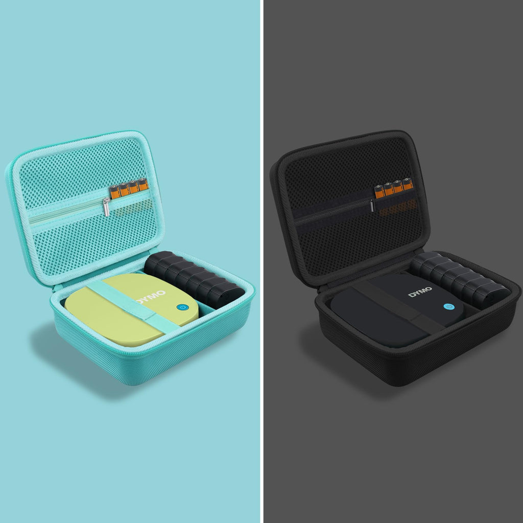 Hard Case for DYMO LetraTag 200B Bluetooth Compact Label Maker Mint Green