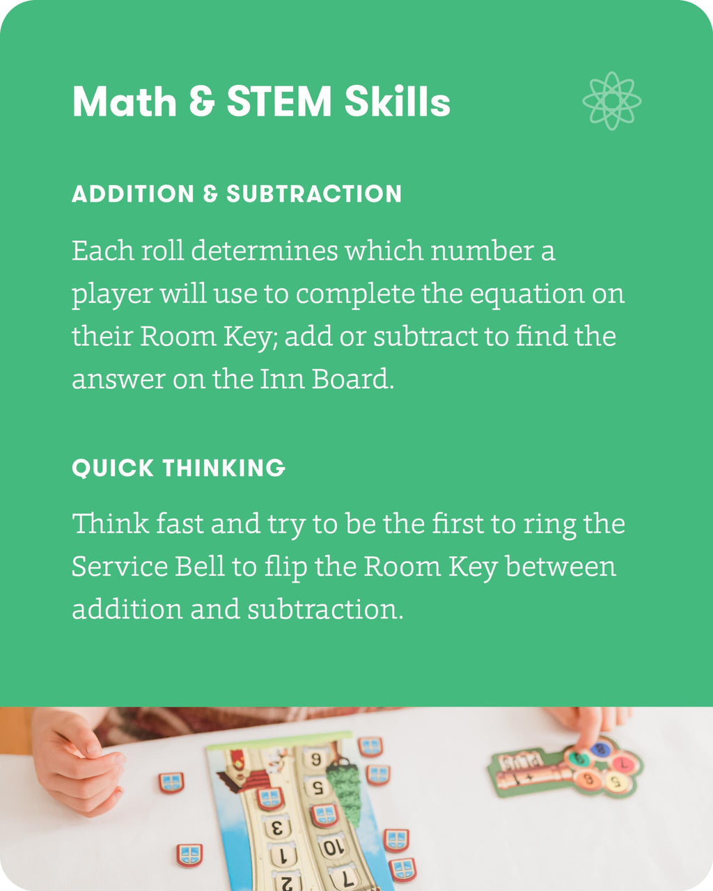 Math Room - Educational Game - Quick Thinking & Fun Games for Kids Ages 5 & Up - Fast Solving Addition & Subtraction Game - 2 to 4 Players