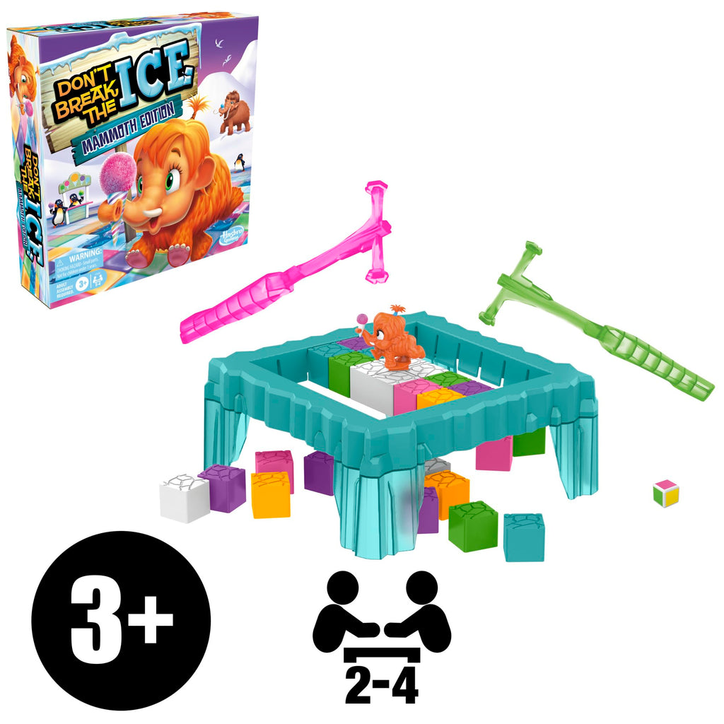 Don't Break The Ice Fine Motor Skills & Color Recognition Mammoth Strategy Game – Ages 3+