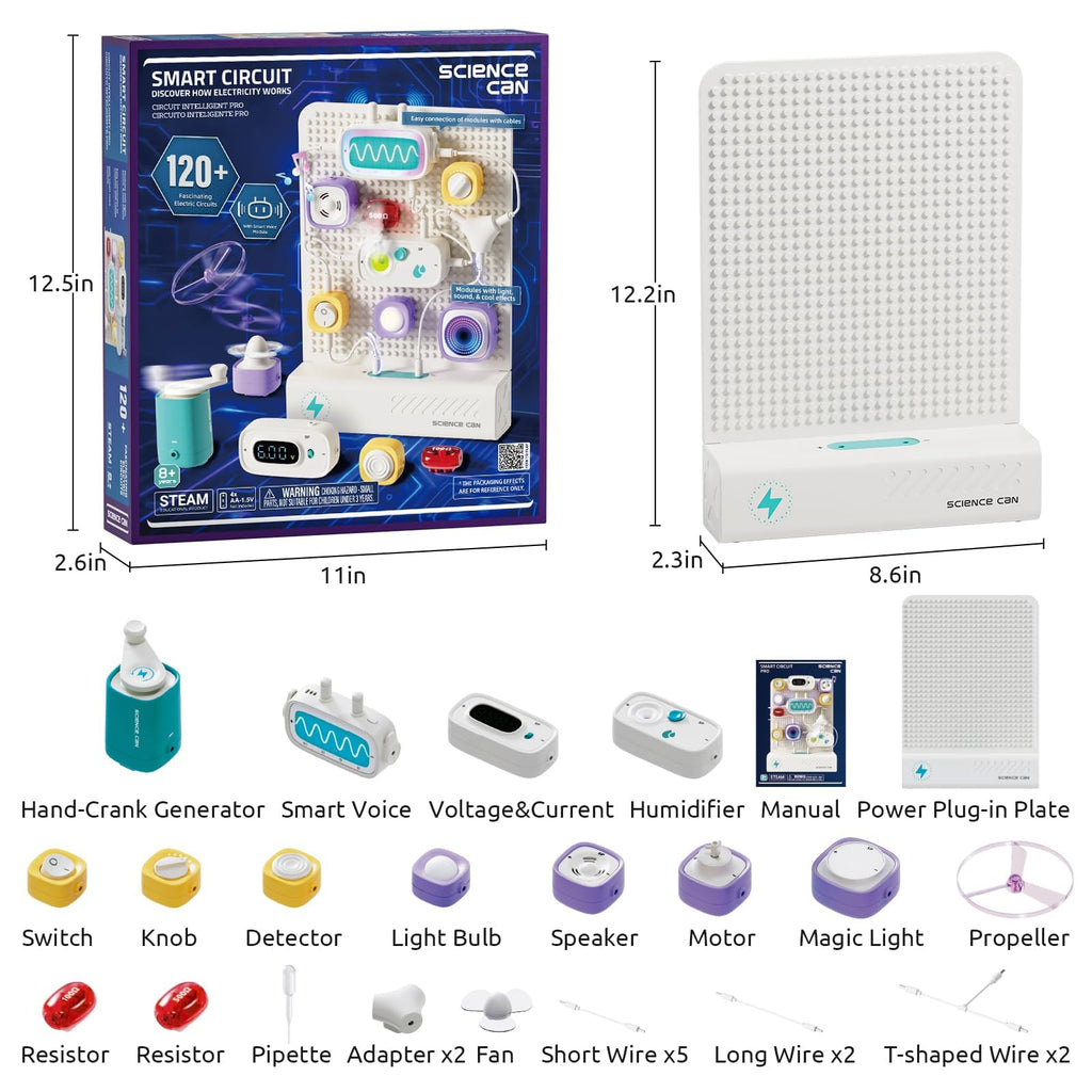 Science Can STEM Circuit Board for Kids w/ 120 Projects