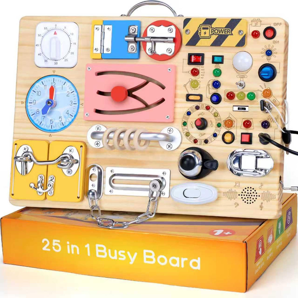 Montessori fine motor busy board