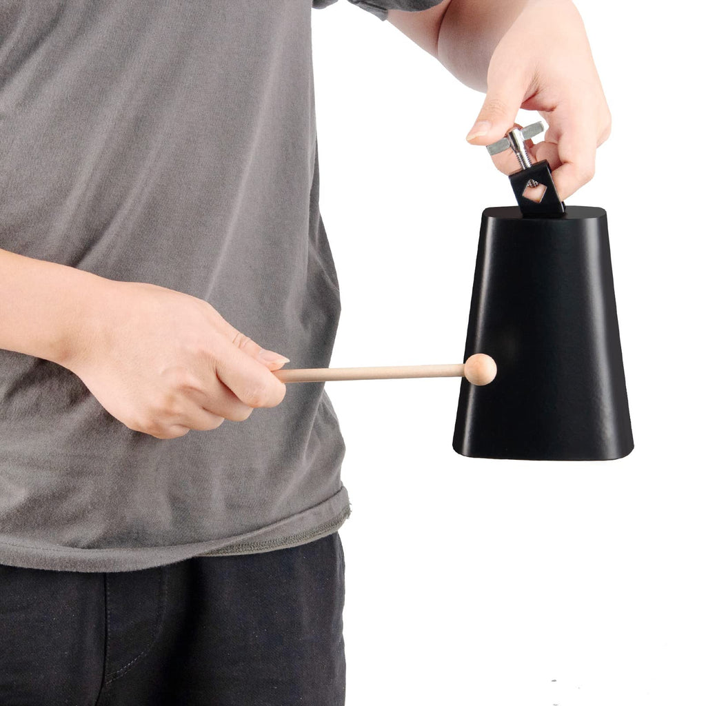 Eastrock 6 inch Cow Bells Noise Makers Hand Percussion with Stick