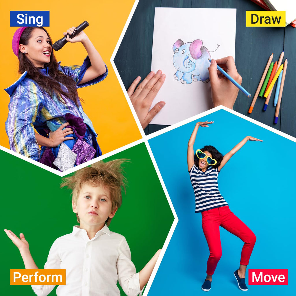 Talent Jam Performing Arts &amp; Creative Expression Game – 120 Drama, Music, Movement & Art Challenges