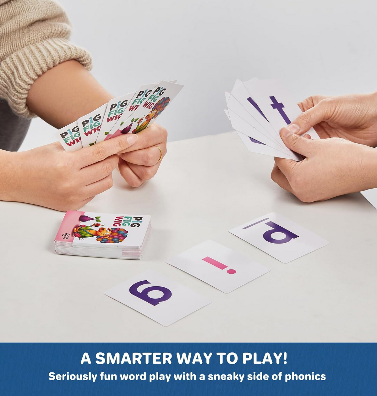 Clever Noodle Pig Fig Wig - Fun Phonics Card Game for Kids Learning to Read | CVC & Sight Words Reading Game