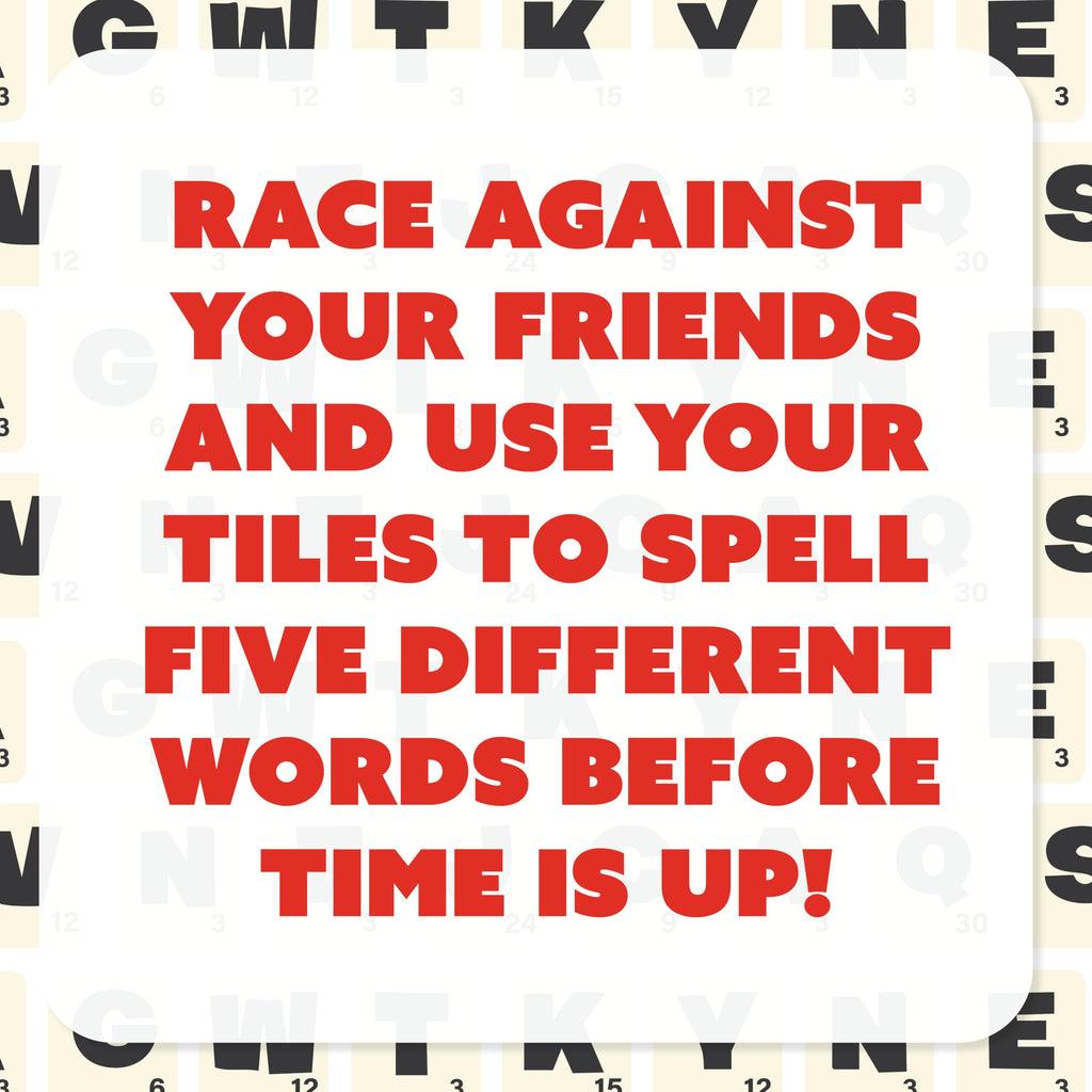 Dabble® Word Game | Fast-Paced Family Board Game | Enhances Spelling and Vocabulary for All Ages | Spell the First Five Words | Award-Winning and Educational Learning Game | Great Game for All Ages