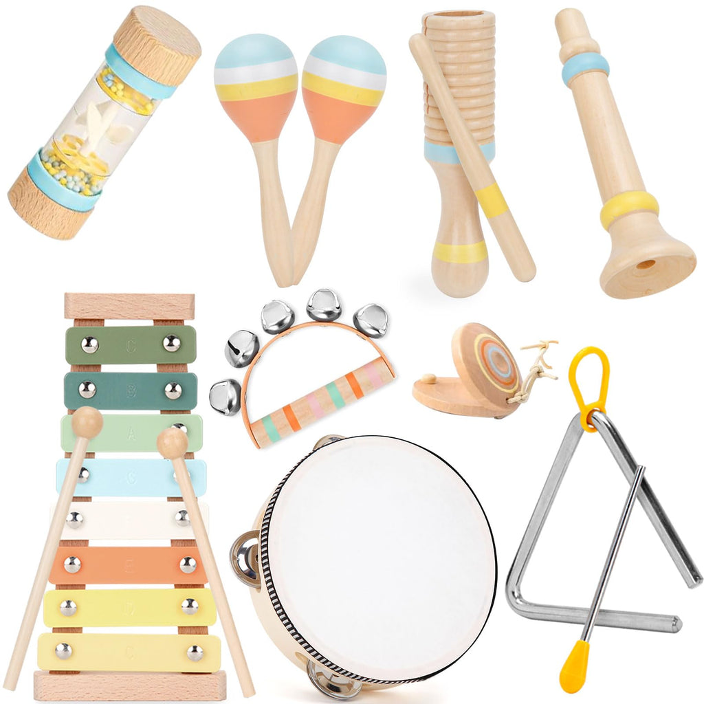 Musical Instruments Set Wooden Montessori