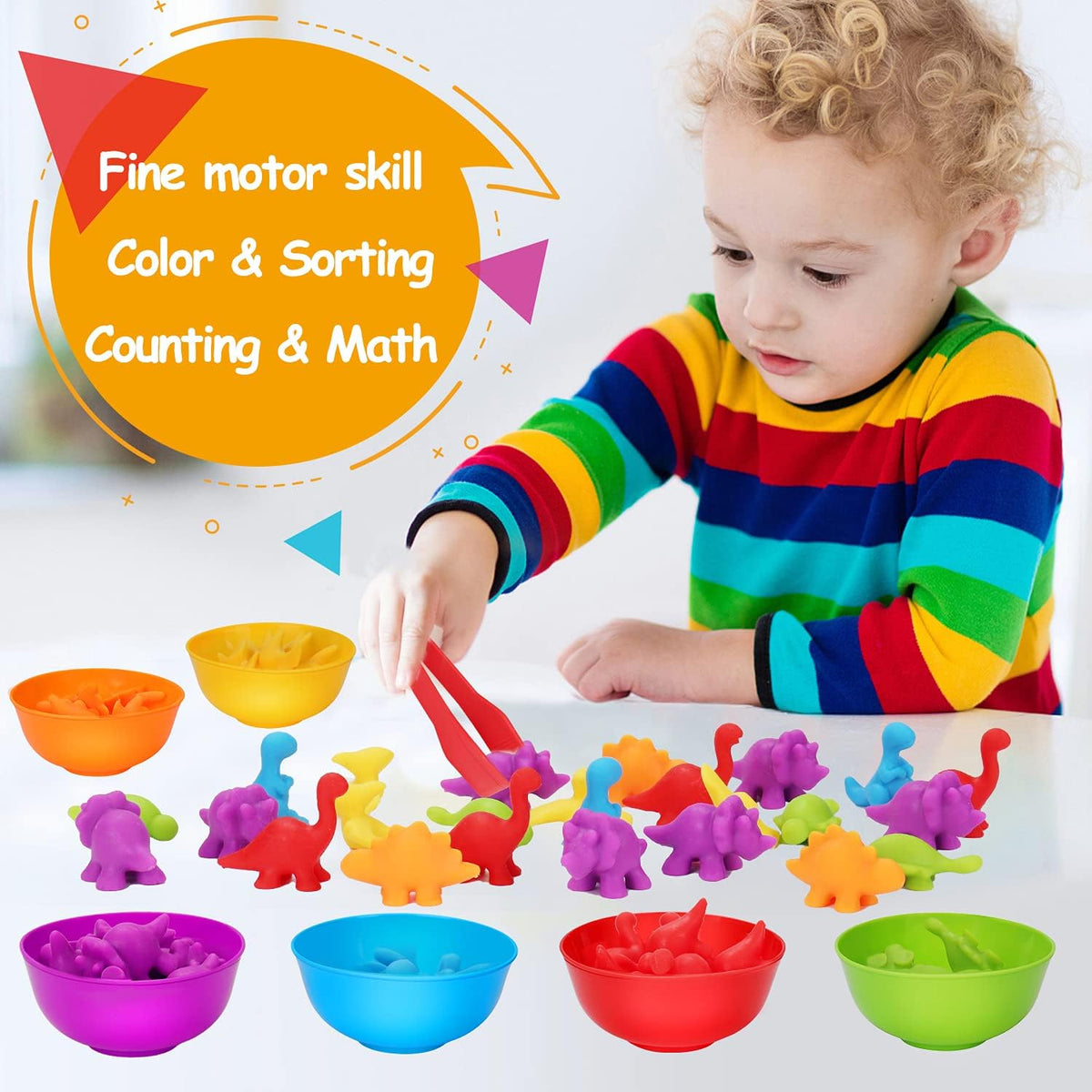 Counting Dinosaurs Montessori