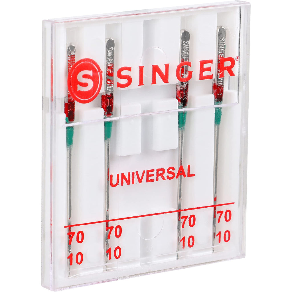SINGER Universal Needles, 70/10, 5Ct, for Sheer & Lightweight Fabrics