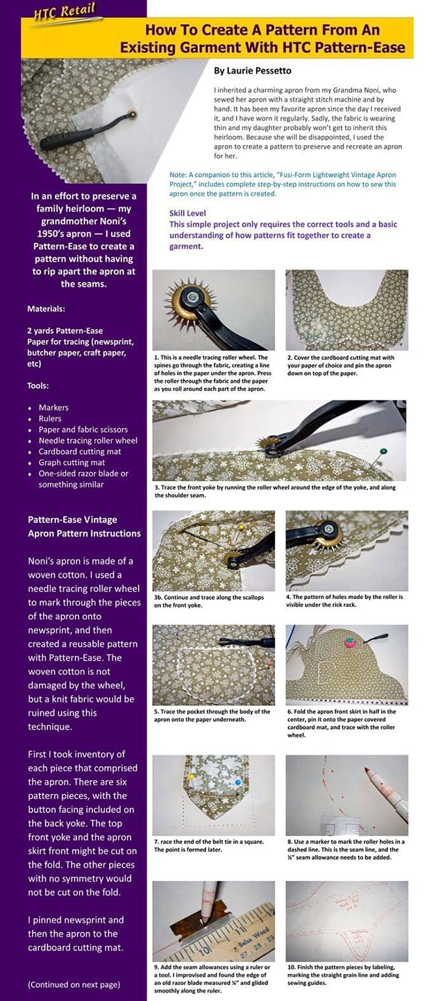 Pattern Ease Tracing Material, 46 in x 2 yd