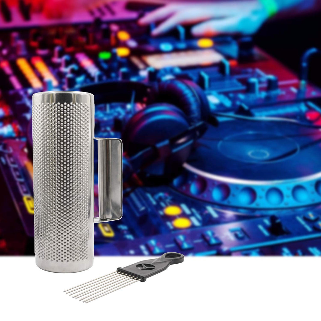 EASTROCK 8" 3" Stainless Steel Guiro Shaker with Scraper for Adult