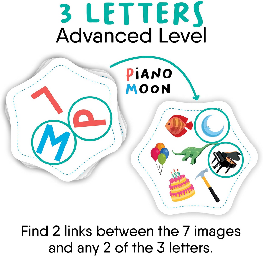 Letter Links — Word Match Game by FlexiQ, Brain Teasers for Kids 6+