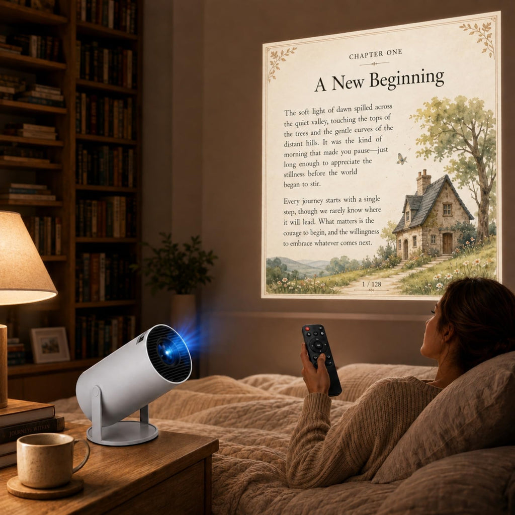 Book Glow Projector, Book Glow Projector for Wall Display Reading