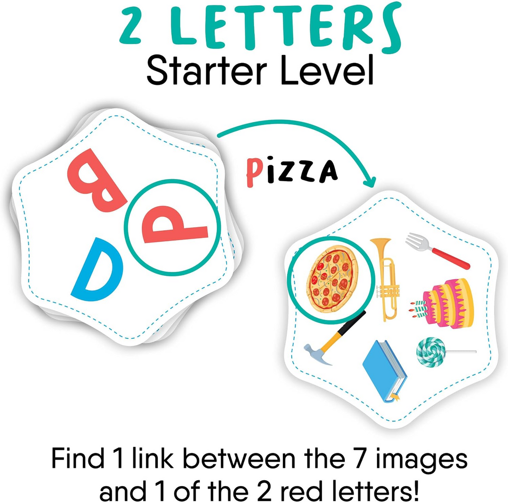 Letter Links — Word Match Game by FlexiQ, Brain Teasers for Kids 6+