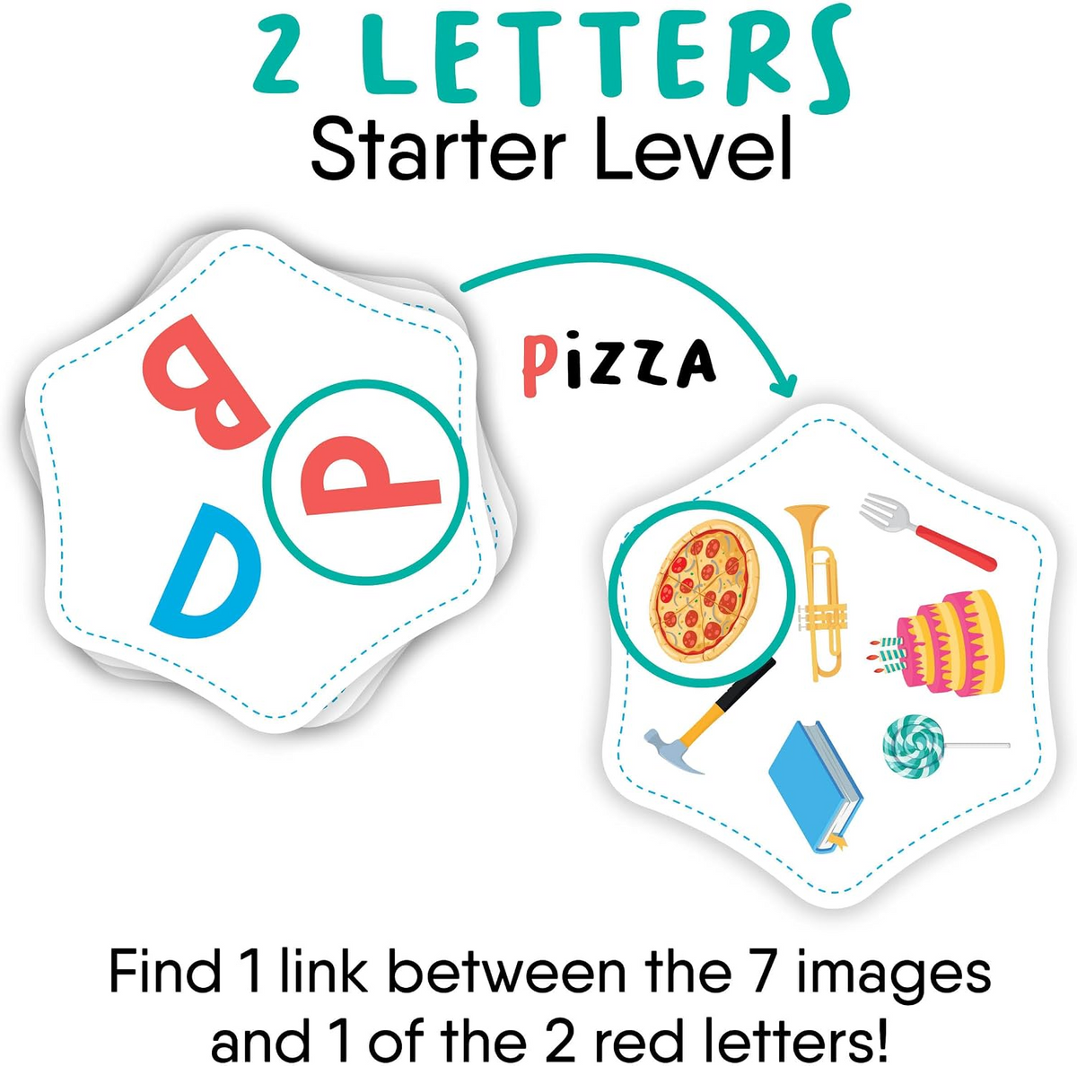 Letter Links — Word Match Game by FlexiQ, Brain Teasers for Kids 6+