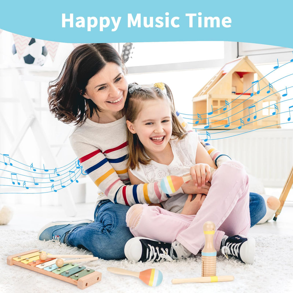 Musical Instruments Set Wooden Montessori