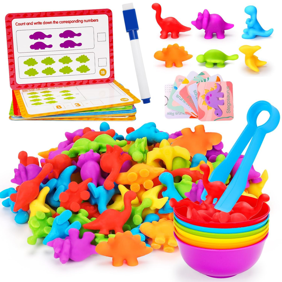 Counting Dinosaurs Montessori