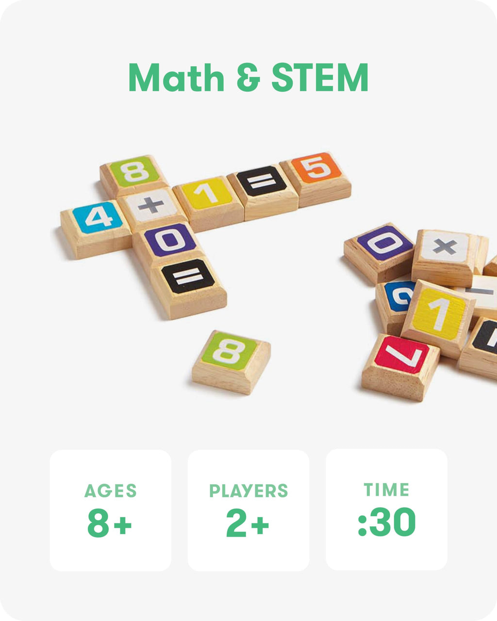 Sumology Math Game - One of The Most Fun Math Games for Kids Ages 8-12 - Practice Addition, Subtraction, Multiplication and Division - 2 or More Players or Play in Teams!