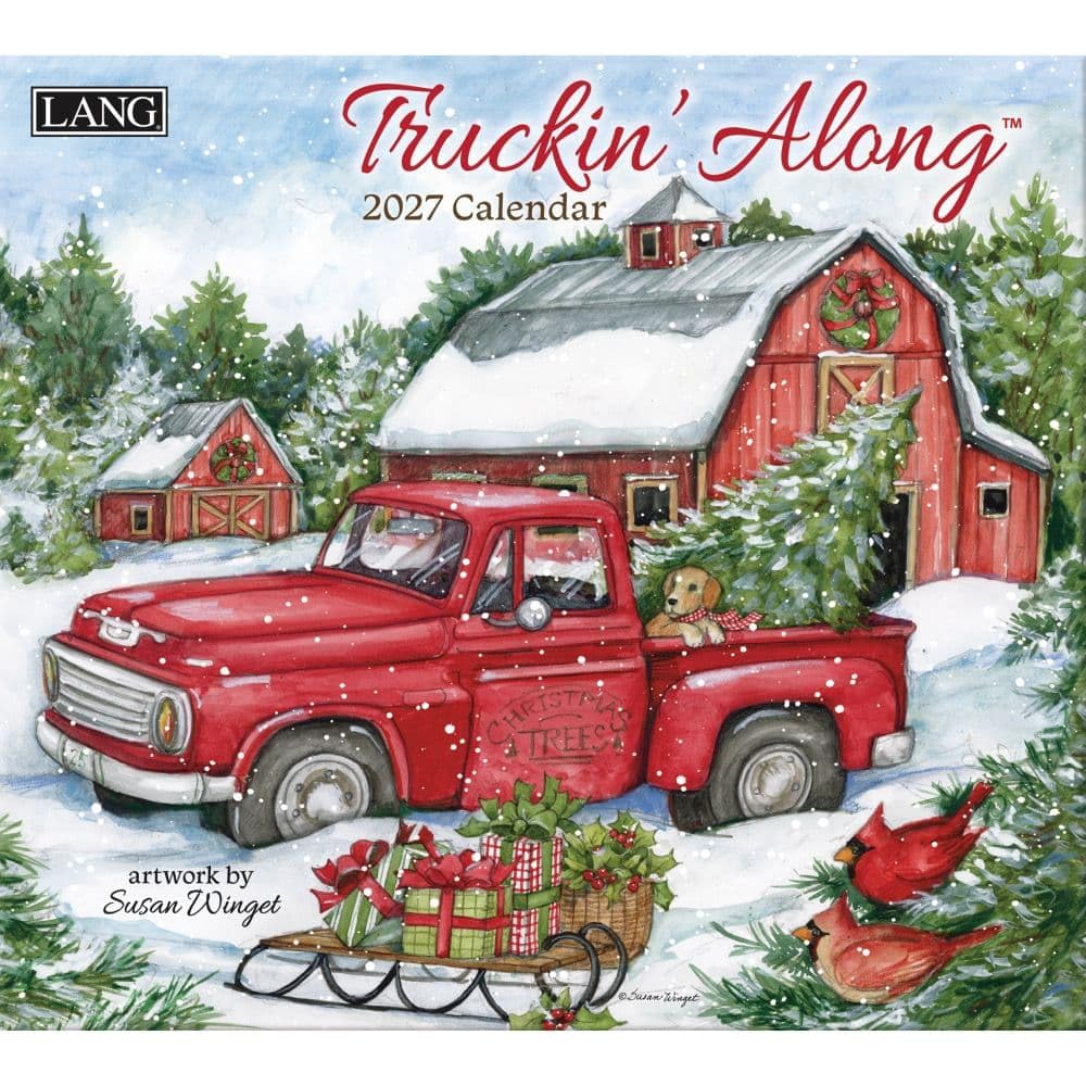 Truckin Along Special Edition 2027 Wall Calendar by Susan Winget