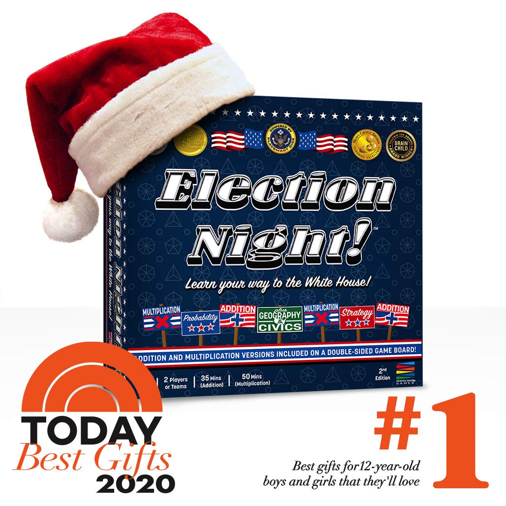 Race to the White House – Educational Math, U.S. Geography &amp; Electoral College Strategy Board Game | Ages 8+