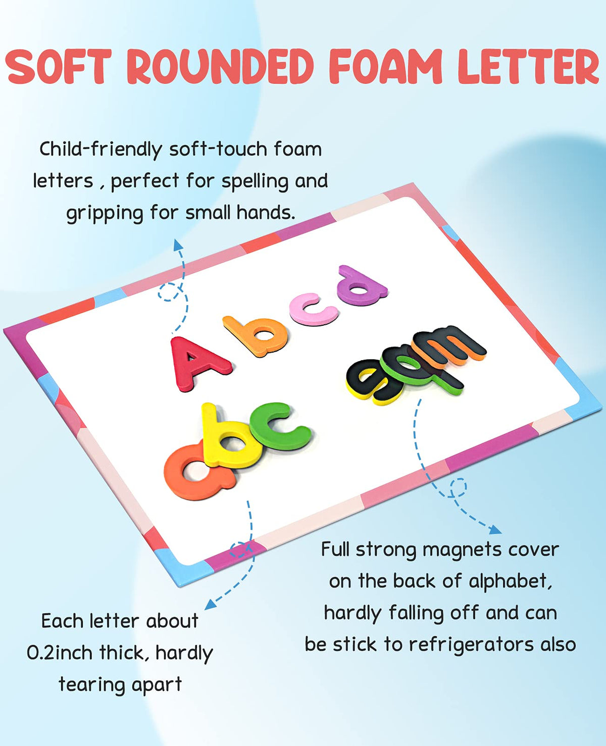 Gamenote Magnetic Alphabet Letters Kit