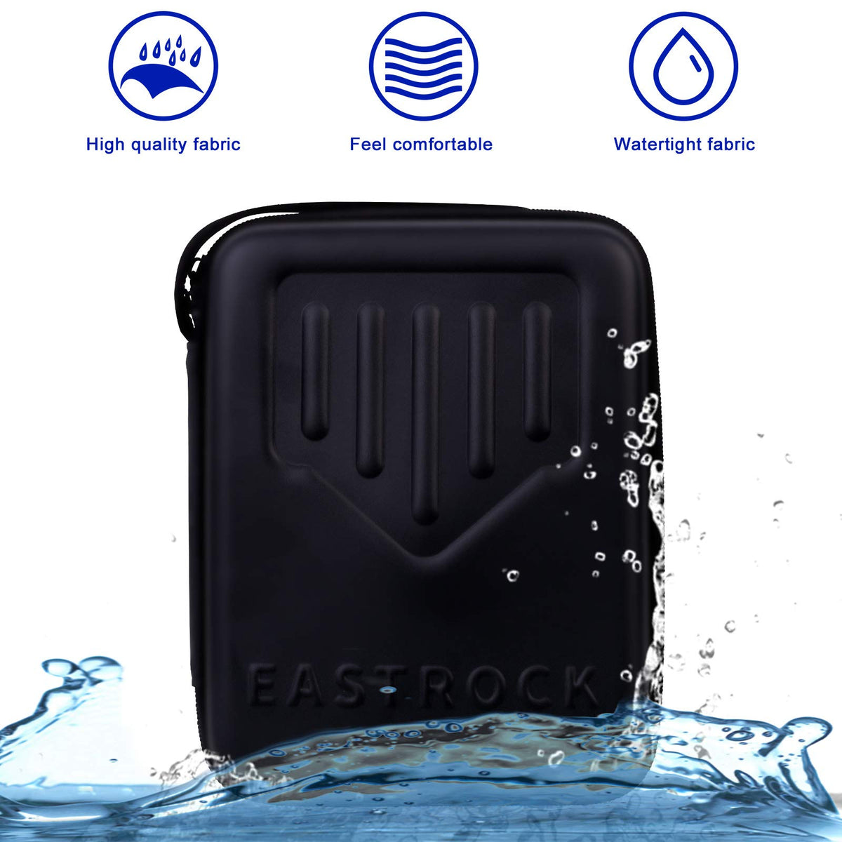 EASTROCK 17 Key Electric Kalimba Built-in Pickup Mahogany Hand Rest EQ