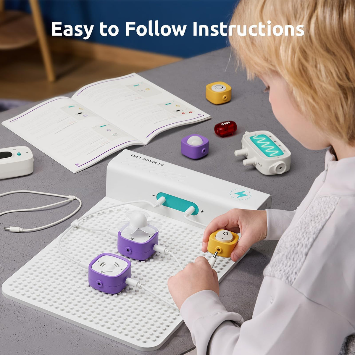 Science Can STEM Circuit Board for Kids w/ 120 Projects