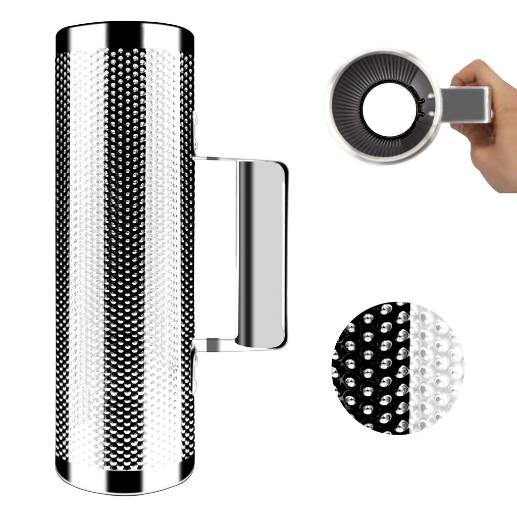 EASTROCK 8" 3" Stainless Steel Guiro Shaker with Scraper for Adult