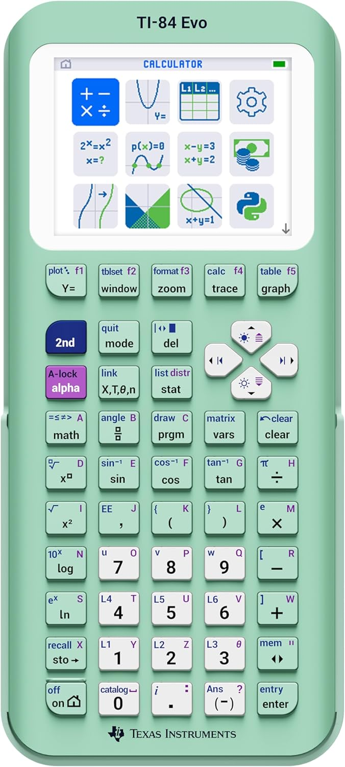 TI-84 Evo Graphing Calculator Texas Instruments, Lavender