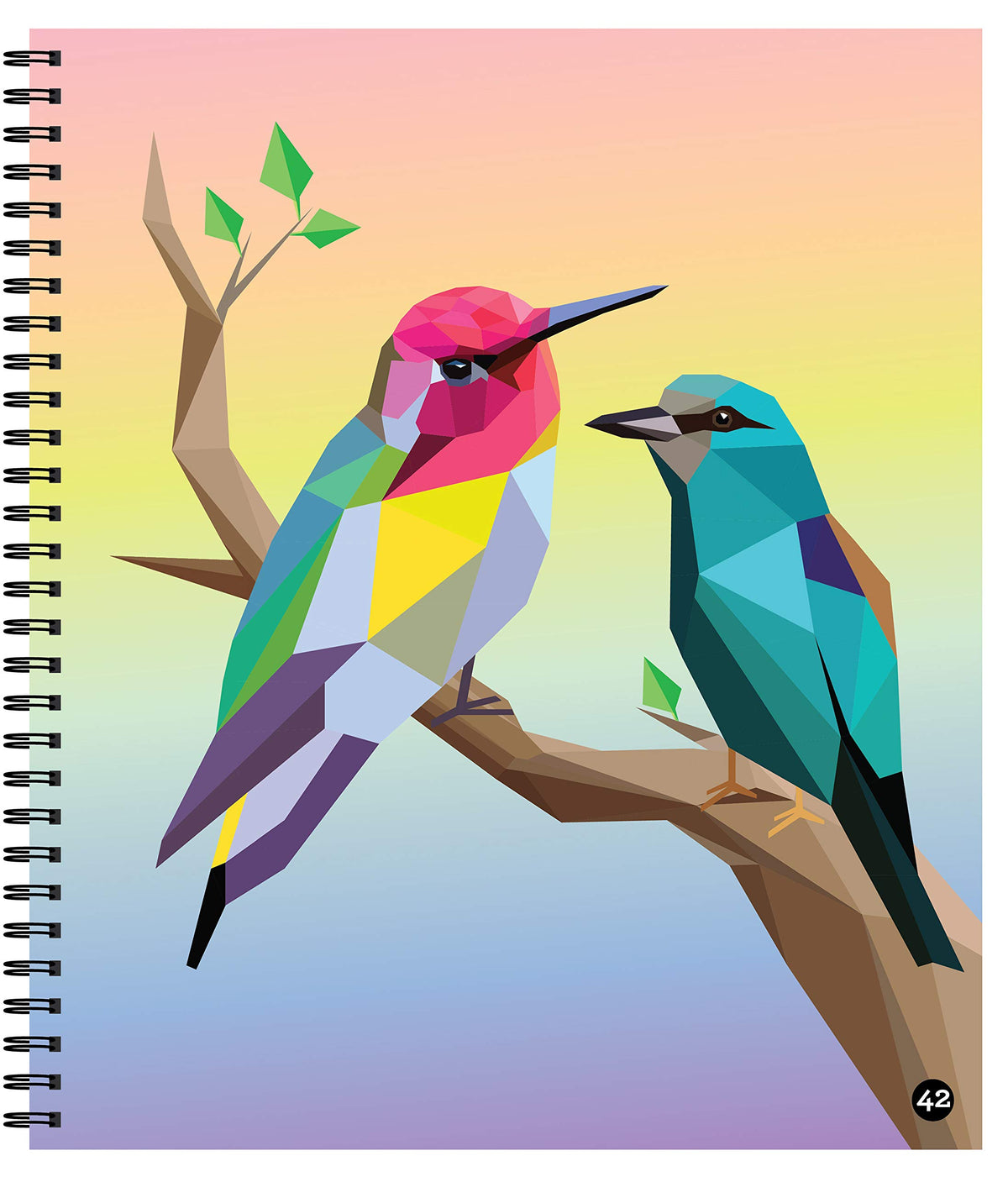 Brain Games - Sticker by Number: Birds - 2 Books in 1 (42 Images to Sticker)